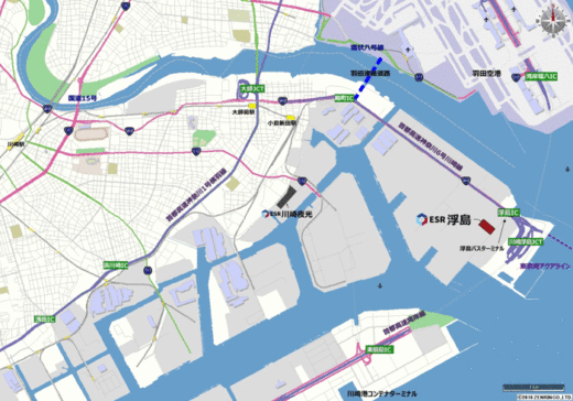 20200331esr3 520x364 - ESR／川崎市川崎区浮島町に6.69万m2の物流施設開発