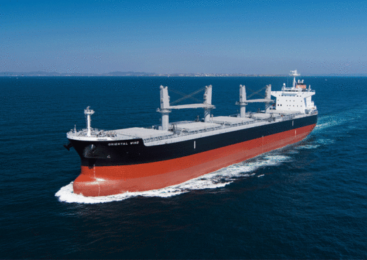 20200414mitsuies 520x368 - 三井E＆S造船／6.4万重量トン型ばら積み貨物運搬船引き渡し