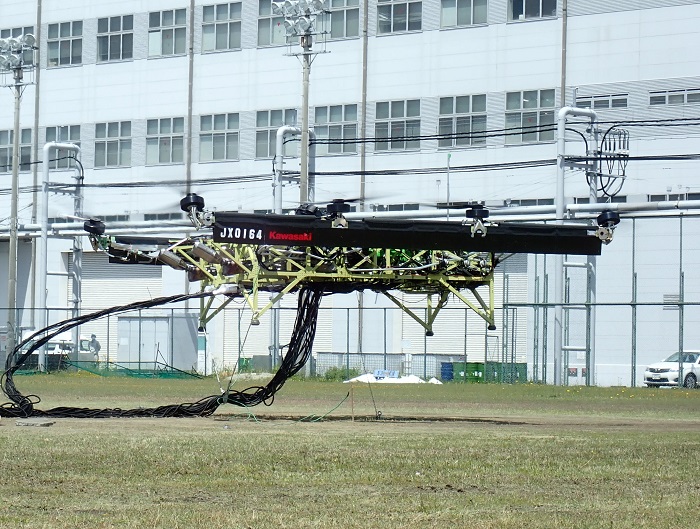 川崎重工 空飛ぶ軽トラック の浮上試験に成功 物流ニュースのｌｎｅｗｓ