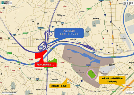 20200710daiwah2 520x367 - 大和ハウス／新横浜駅から3㎞の地に約10万m2の物流施設着工