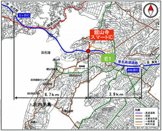 20200716nexcoc1 520x422 - 東名舘山寺スマートIC／開通後1年間、約3割が利用ICを転換