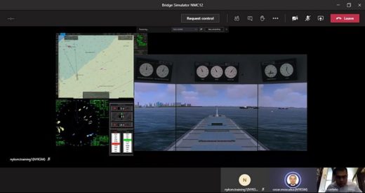 20201008nyk 520x276 - 日本郵船／シミュレーター操船訓練をオンラインで提供