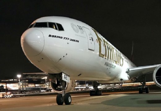 20201104emirate 520x360 - エミレーツ航空／ドバイ－羽田間の旅客機貨物便を運航