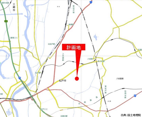 20201125lasalle1 - ラサール、NIPPO／千葉県松戸市に大手EC企業の専用物流施設建設
