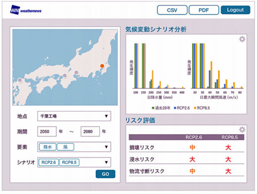 20210210weathernews 520x393 - ウェザーニューズ／気候変動リスク分析サービスの提供開始