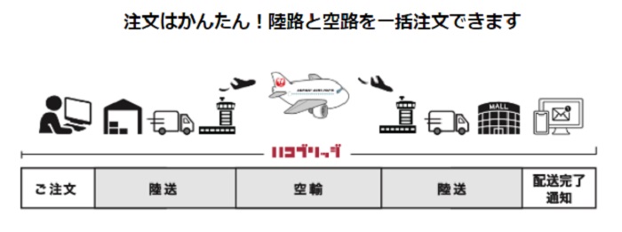 ルーフィ 東北 中国地方で空陸一貫配送の対象空港追加 物流ニュースのｌｎｅｗｓ