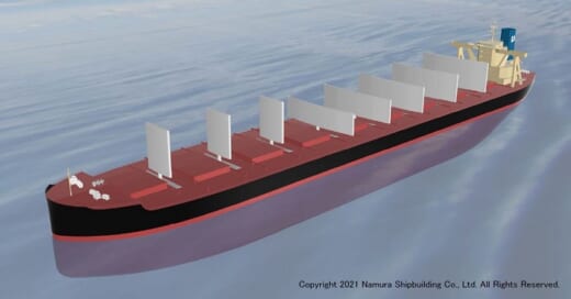 20210517namura 520x272 - 名村造船所／帆を利用した船舶の低燃費技術で特許出願