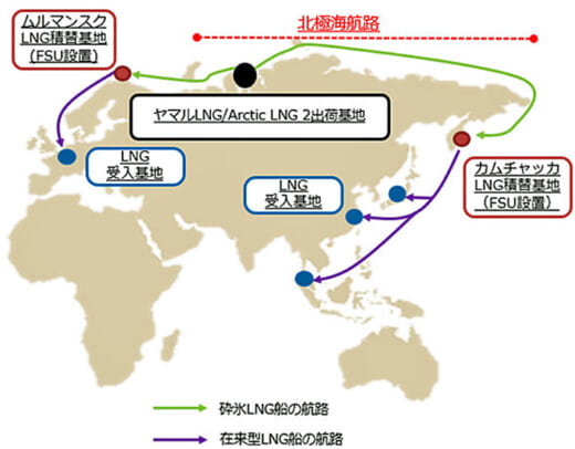 20210902mol1 520x406 - 商船三井／北極海航路に世界最大級の浮体式LNG貯蔵設備