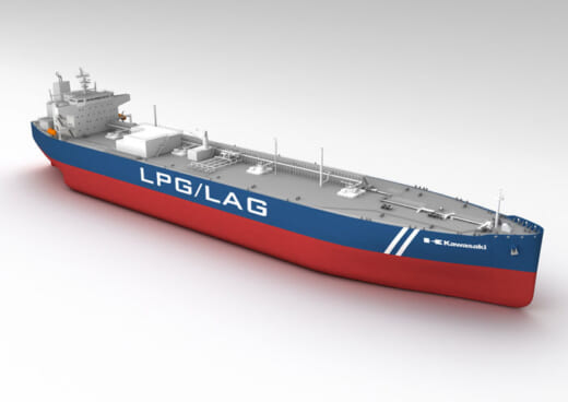 20210903kawasakig 520x368 - 川崎重工／8.67万m3型LPG燃料LPG/アンモニア運搬船を受注