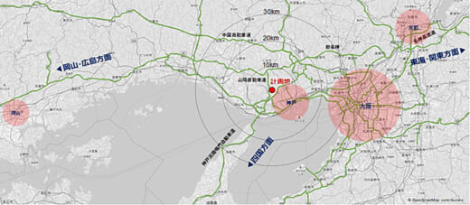 20211019lasalle1 520x227 - ラサール不動産／神戸複合産業団地内の新物流施設で内覧会