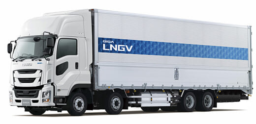 20211028isuzu 520x253 - いすゞ自動車／国内メーカー初の大型LNGトラック発売