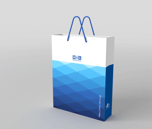 20211201mol 520x440 - 商船三井／グループの紙袋のデザインをリニューアル