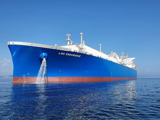 20211202nyk 520x390 - 日本郵船／トタル向けLNG船「LNG ENDURANCE」が竣工