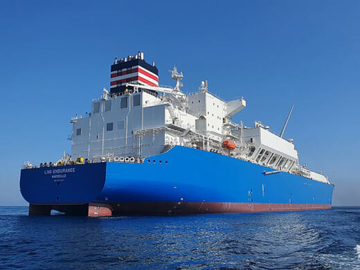 20211202nyk1 520x390 - 日本郵船／トタル向けLNG船「LNG ENDURANCE」が竣工