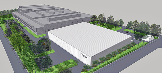 20211214citizen 520x235 - シチズンマシナリー／本社軽井沢工場に精密加工工場を建設
