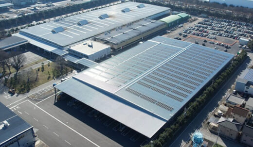 20220114sanwa1 520x303 - 三和シャッター／太田ドア工場の物流棟に太陽光発電設備導入