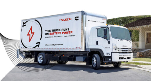 20220120isuzu 520x279 - いすゞ、カミンズ／北米向け中型電動プロトタイプトラックで提携