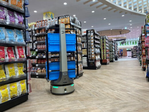 20220128ground1 520x391 - GROUND／スーパー・カスミの新業態店舗に自律型協働ロボット