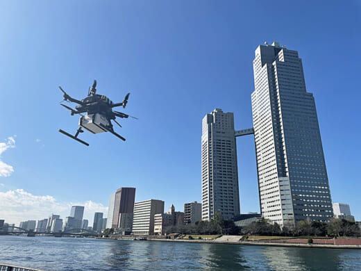 20220201jal 520x390 - JALほか／東京・隅田川上空で医薬品のドローン輸送実験