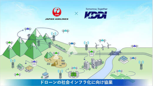 20220216jalkddi1 520x292 - JAL、KDDI／運航管理の体制構築やビジネスモデル共同検討で合意