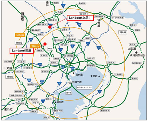 20220217nomura3 520x428 - 野村不動産／埼玉県でカテゴリーマルチ型の物流施設2棟竣工