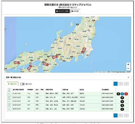 20220301docomo2 520x480 - ドコマップジャパン／空車回送率の低減を目指した新サービス提供