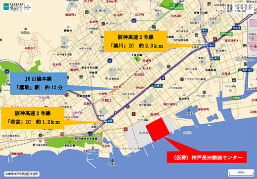 20220304daiwa1 520x363 - 大和ハウス、CBRE IM、大林組／神戸で14.5万m2物流施設着工
