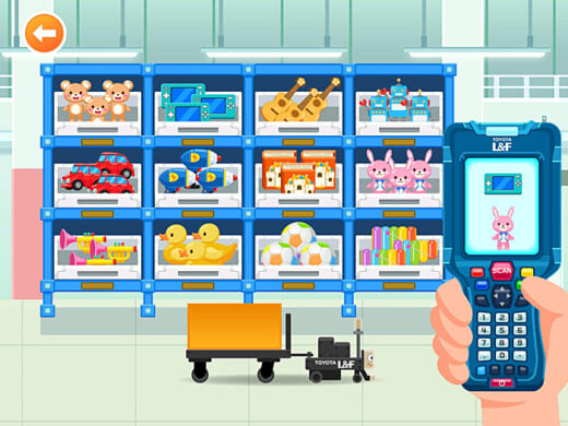 20220308toyota1 520x390 - 豊田自動織機／子ども向け社会体験アプリで倉庫業務のゲーム提供