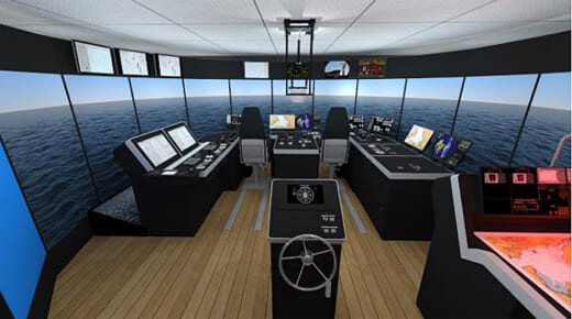 20220314mol 520x290 - 商船三井／海洋開発関係特殊船の訓練装置を本社ロビーに設置
