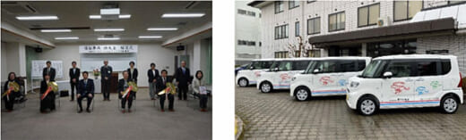 20220322tonami 520x157 - トナミHD松寿会／社会福祉事業団体に福祉車両4台を寄贈