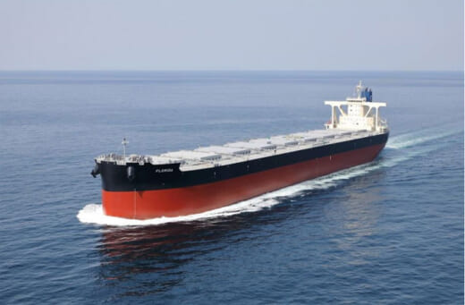 20220329namura 520x341 - 名村造船所／18.2万トン型ばら積み運搬船「FLORIDA」竣工