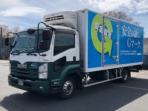 0411nittou1 - 日東物流／千葉県トラック協会に協力し「Gマーク」トラックを走行