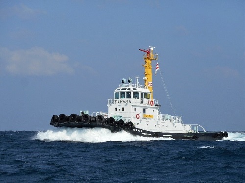 0419nyk1 - 日本郵船／Ship-to-Ship方式でタグボートの試験航行を開始