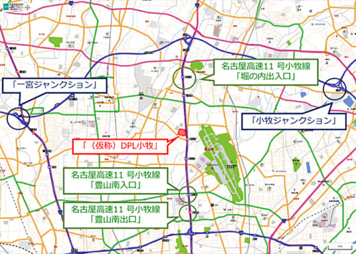 20220509daiwa1 520x371 - 大和ハウス／愛知県小牧市で19.2万m2の物流施設着工