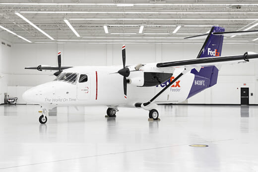 20220518fedex 520x347 - フェデックス／新型貨物セスナ機の初号機を受領