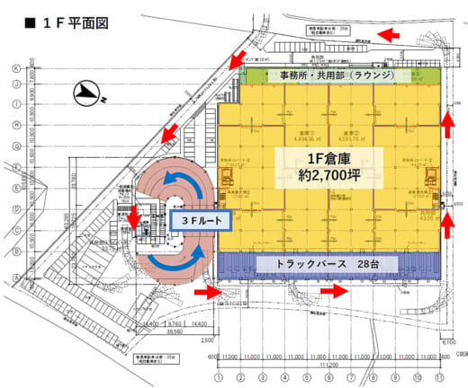 20220608fukuoka3 520x432 - 福岡地所／ロジシティ福岡古賀のテナント募集開始、23年3月竣工