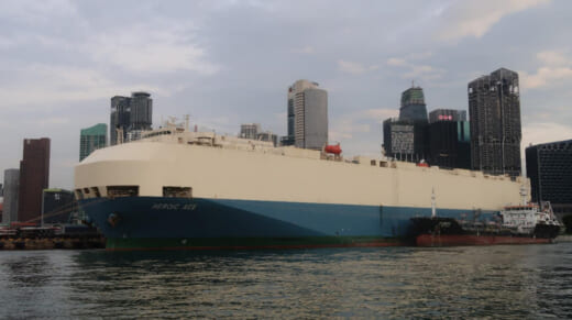 20220629mol 520x291 - 商船三井／シンガポールで自動車船へのバイオ燃料供給に成功