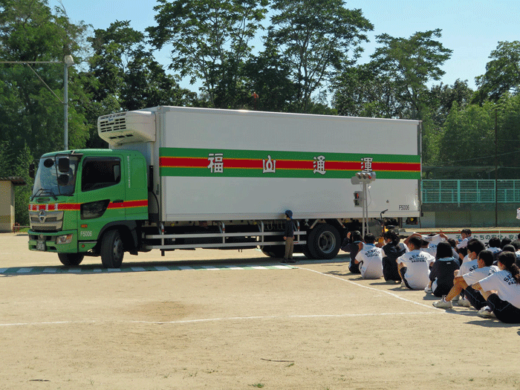 20220706Fukutu1 520x390 - 小丸交通財団／岡山市立妹尾中学校で交通安全教室を開催