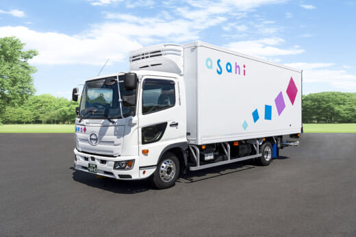 20220712asahi 520x346 - アサヒロジスティクス／新デザインのトラック導入開始
