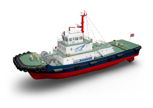 20220712nyk 520x367 - 日本郵船ほか／アンモニア燃料タグボートの基本設計承認を取得