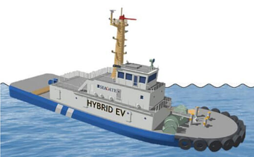 20220722kline 520x322 - 川崎汽船／ハイブリッド電動曳船を建造、2025年前半稼働