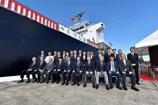 20220801nihonyusen3 520x346 - 日本郵船／JERA向け内航石炭専用船が竣工