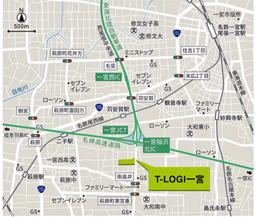 20220817tokyotatemono3 520x441 - 東京建物／愛知県一宮市に7.8万m2のマルチ型物流施設着工