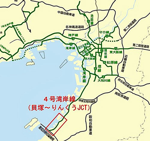 20220819hanshin1 - 阪神高速／11月15日から25日まで、4号湾岸線終日通行止め
