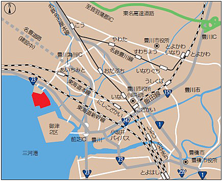 20220822aichi - 愛知県／豊川市の工業用地で物流業エリアの分譲開始