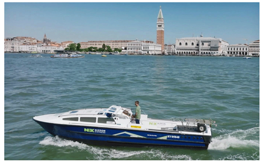 22020805NX 520x322 - NXイタリア／ベネチアで水素エンジンボート配送サービス開始