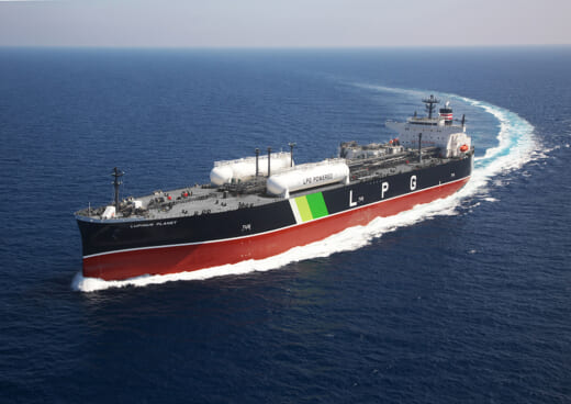 20220922kawasaki 520x368 - 川崎重工／日本郵船向けLPG推進LPG運搬船を引渡し