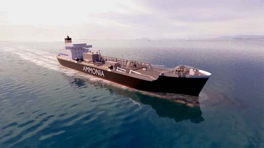 20220928nyk2 520x292 - 日本郵船／アンモニア燃料供給船の基本設計承認（AiP）を取得