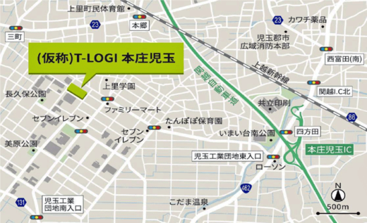 20221102tokyotatemono4 520x317 - 東京建物／1.5万m2のBTS型冷凍自動倉庫が埼玉県児玉郡に竣工