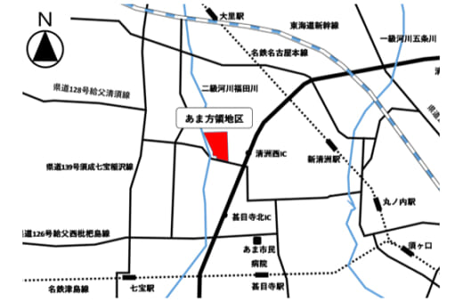 20221114aichi 520x339 - 愛知県／名二環「清洲西IC」から0.6kmの工業用地開発
